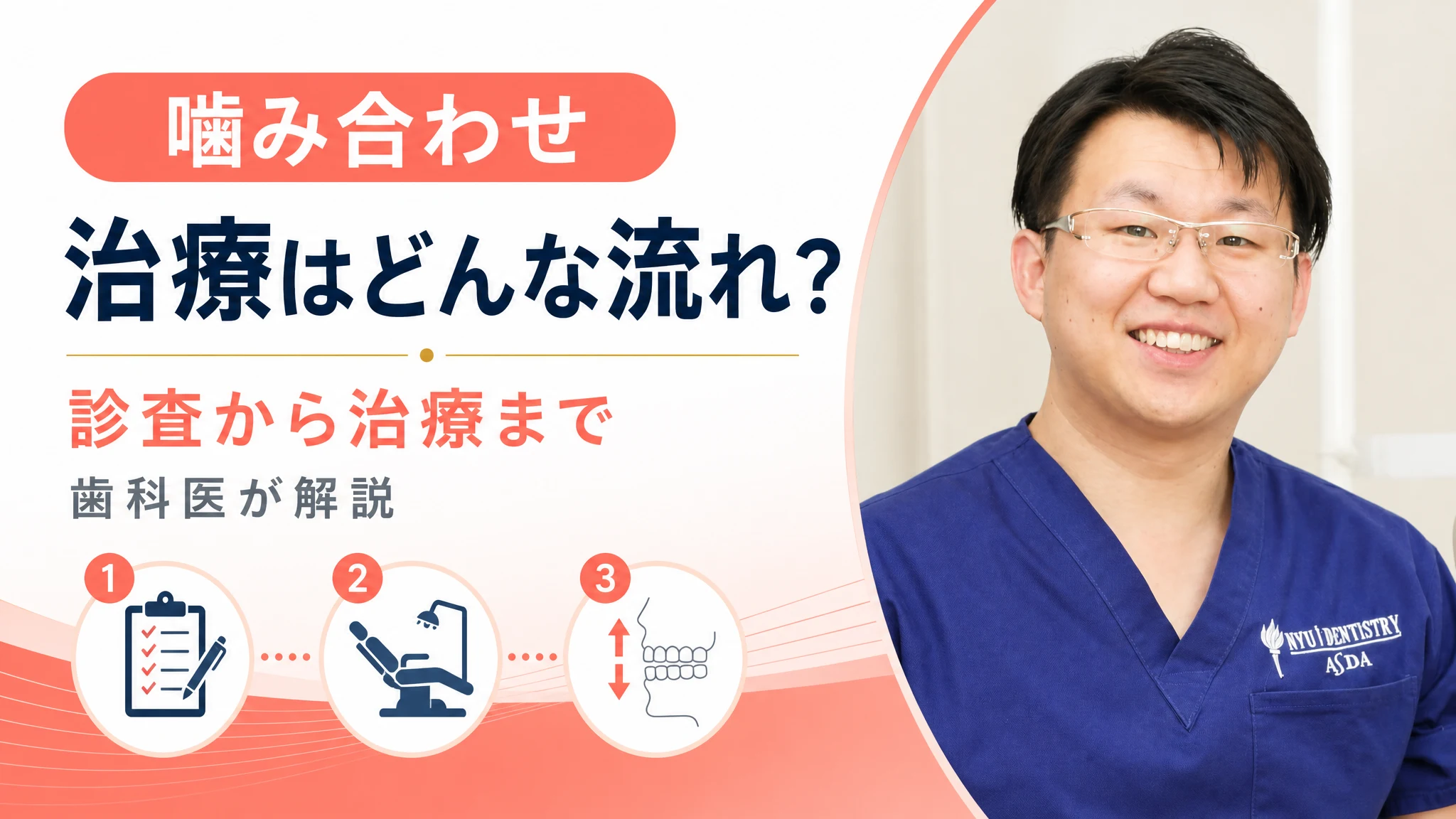 噛み合わせ治療はどんな流れ？診査から治療までを解説