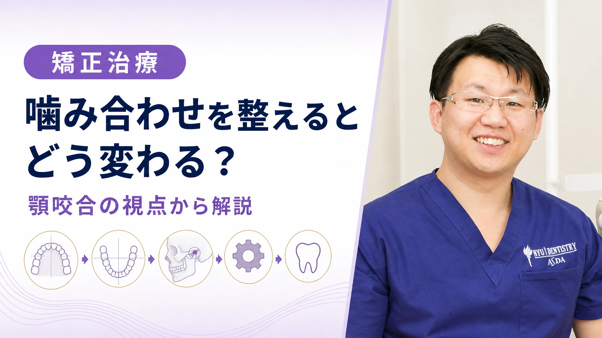 矯正で噛み合わせを整えるとどう変わる?顎咬合の視点から解説